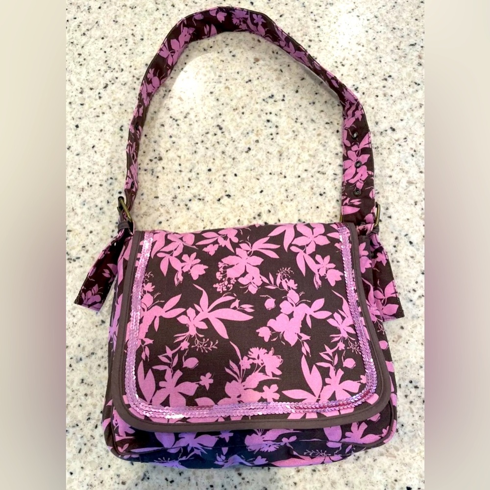 Cute Pink & Brown Old Navy Satchel